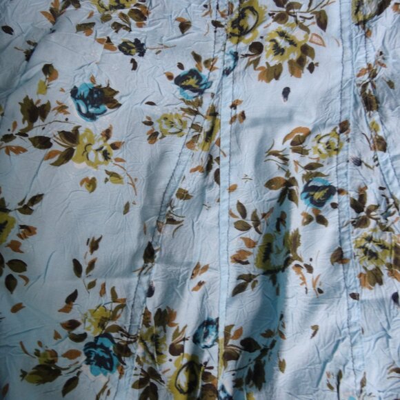 womens vintage stunning midi Point Zero floral size 3/4 skirt - Picture 3 of 8